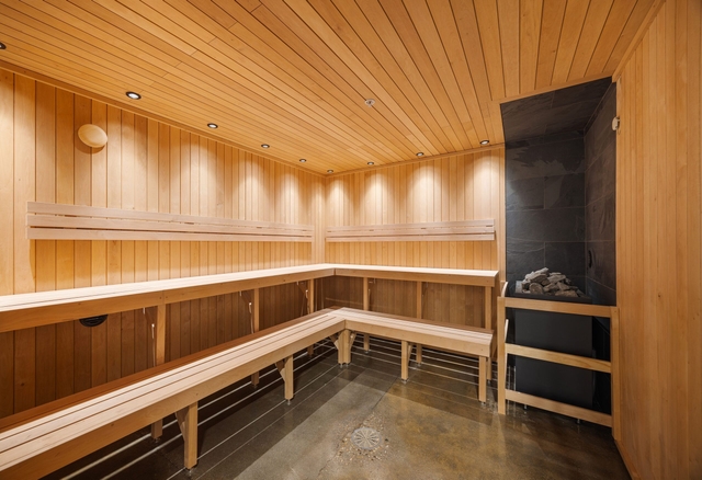 PLUNJ Boise sauna interior